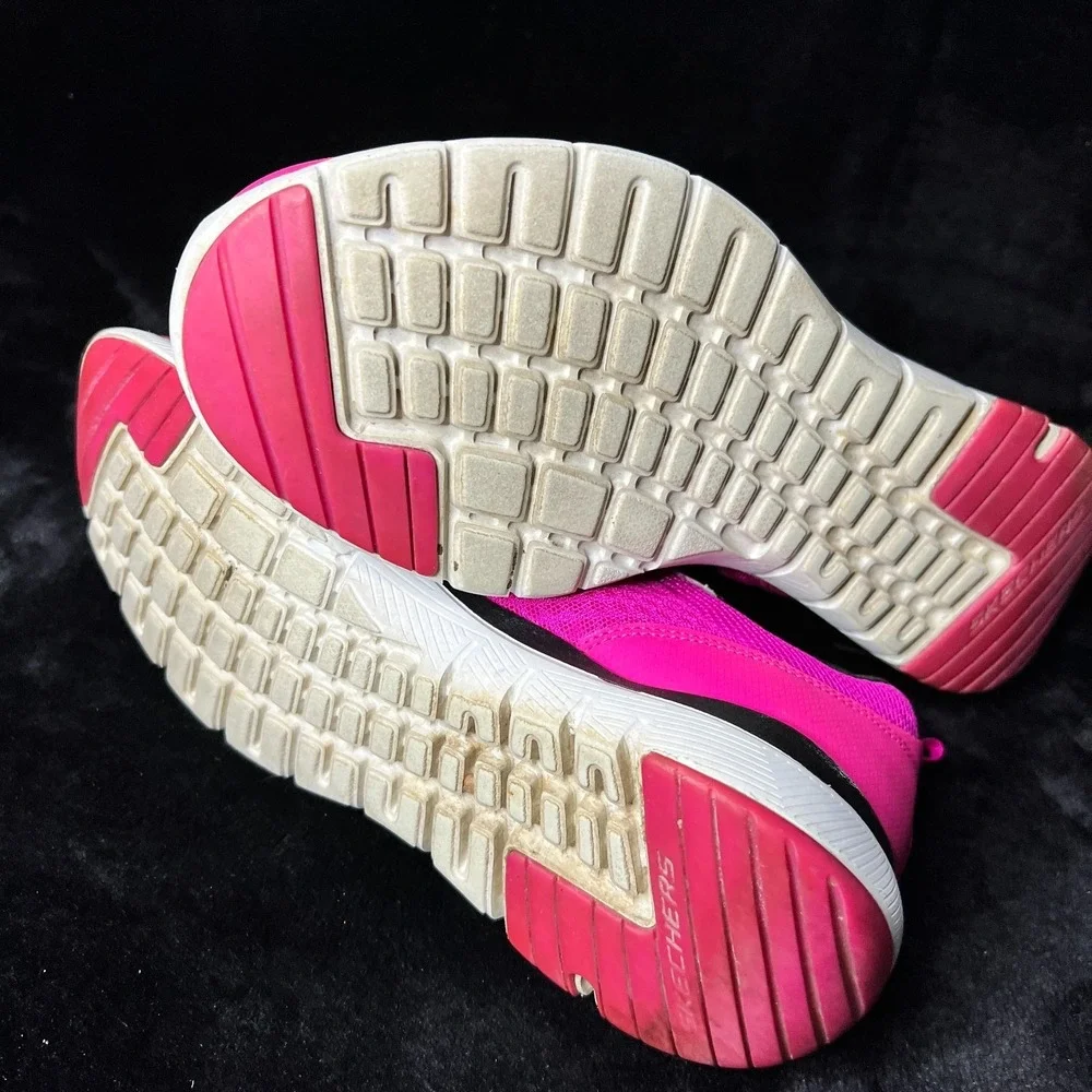 Skechers Flex‎ Appeal 3.0 13069 HPBK Women's 10 Sneakers Hot Pink Running Shoes